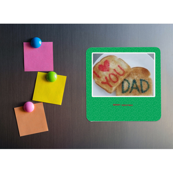 Custom Design - Square Fridge Magnet - LIFESTYLE