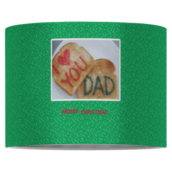 Custom Design - 16" Drum Lampshade - Front (Fabric)