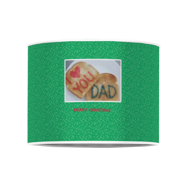 Custom Design - 8" Drum Lampshade - FRONT (Poly Film)