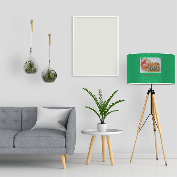 Custom Design - 12" Drum Lampshade - LIFESTYLE