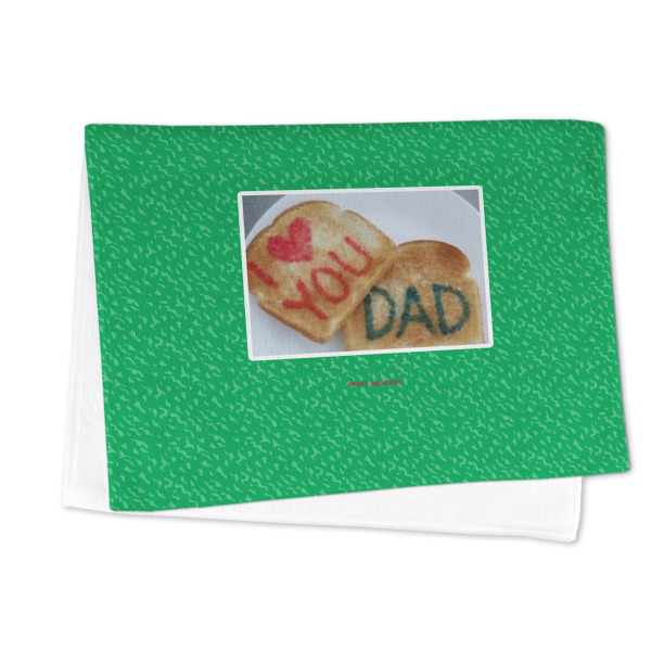 Custom Design - Microfiber Dish Towel - FOLDED HALF