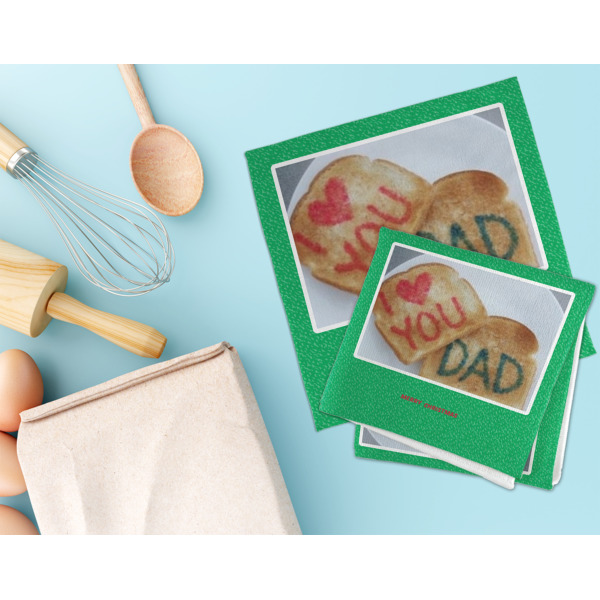 Custom Design - Microfiber Dish Rag - LIFESTYLE