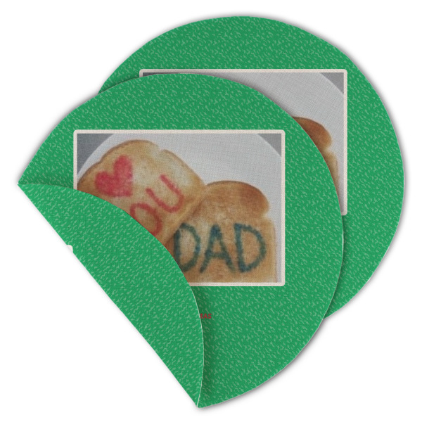 Custom Design - Round Linen Placemats - MAIN (Double-Sided)