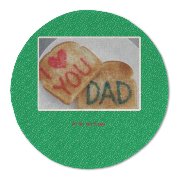 Custom Design - Round Linen Placemats - FRONT (Double Sided)