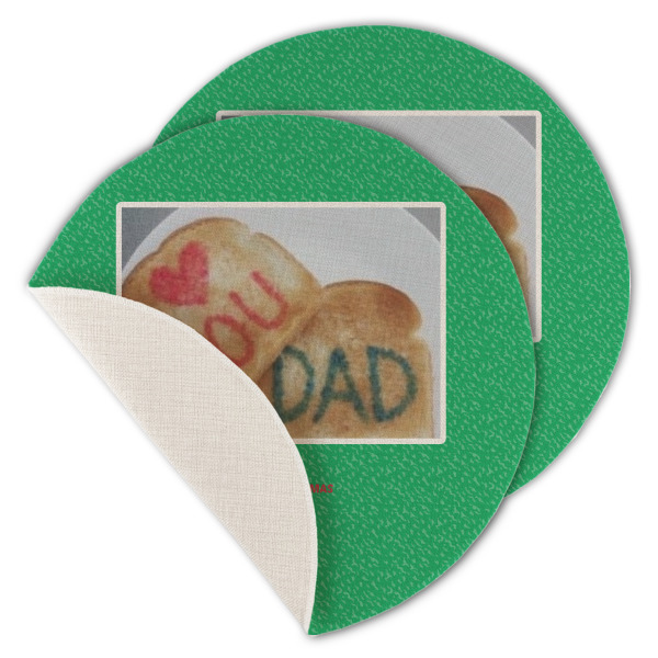 Custom Design - Round Linen Placemats - MAIN (Single Sided)