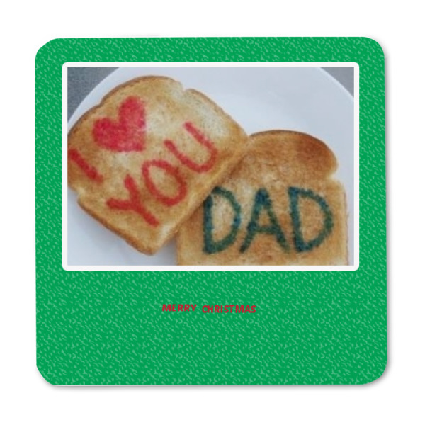 Custom Design - Square Fridge Magnet - FRONT