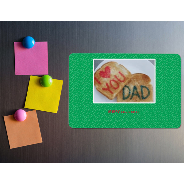 Custom Design - Rectangular Fridge Magnet - LIFESTYLE