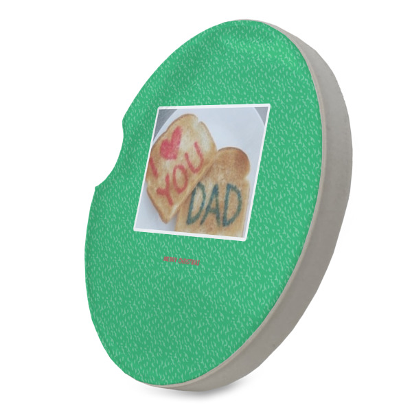 Custom Design - Sandstone Car Coaster - Standing Angle