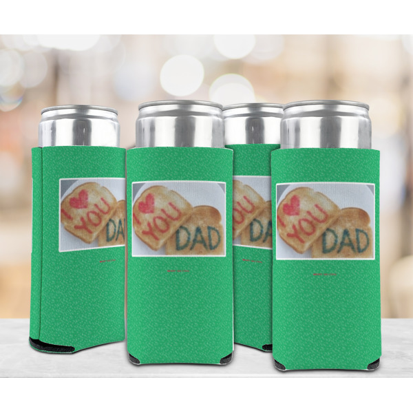 Custom Design - Can Cooler - Tall 12oz - Set of 4 - In Context