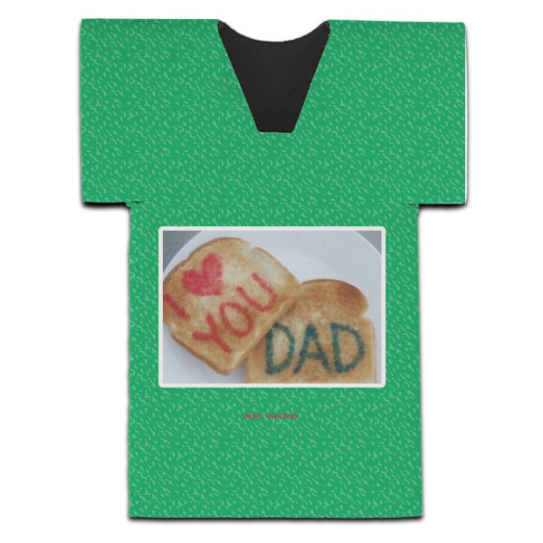 Custom Design - Jersey Bottle Cooler - Set of 4 - FRONT (flat)