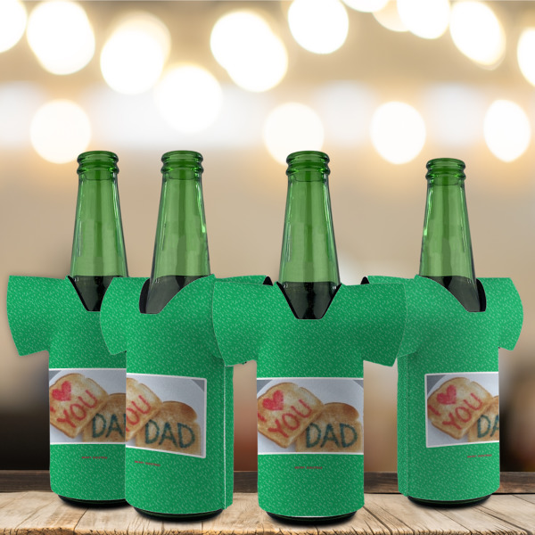 Custom Design - Jersey Bottle Cooler - Set of 4 - LIFESTYLE