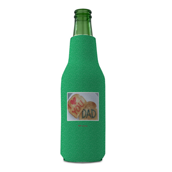Custom Design - Zipper Bottle Cooler - FRONT (bottle)