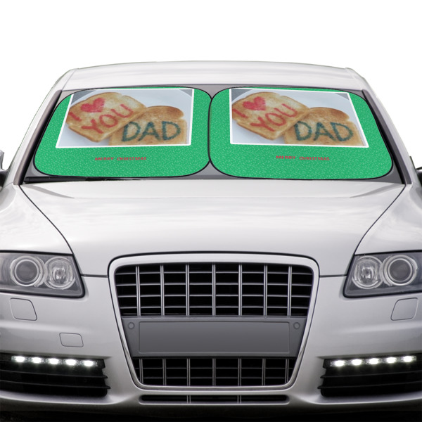 Custom Design - Car Sun Shades - IN CONTEXT