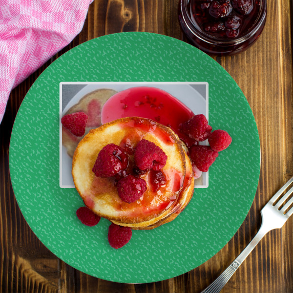 Custom Design - Melamine Plate 8 inches - LIFESTYLE