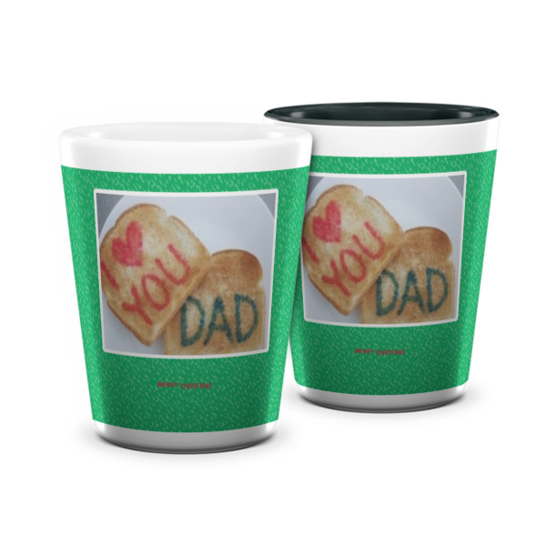 Custom Design Your Own Ceramic Shot Glass - 1.5 oz