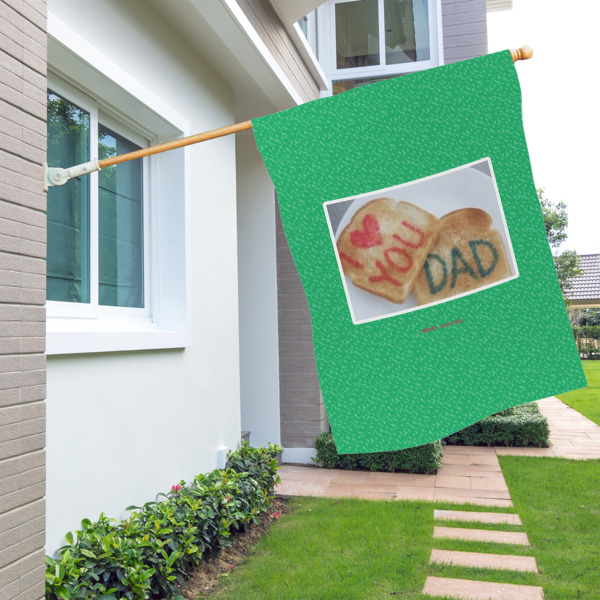 Custom Design - House Flags - Single Sided - LIFESTYLE