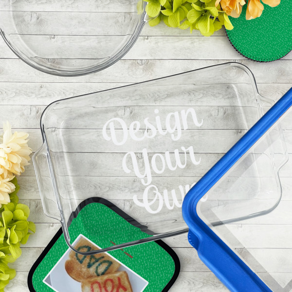 Custom Design - Glass Baking Dish - 13"x9" - Lifestyle