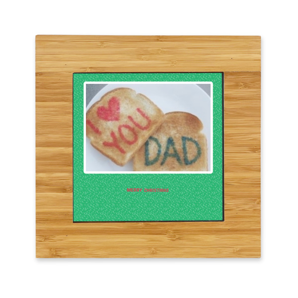 Custom Design Your Own Bamboo Trivet with Ceramic Tile Insert