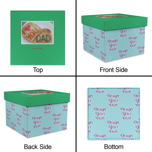 Custom Design - Gift Boxes with Lid - Canvas Wrapped - Large - Approval