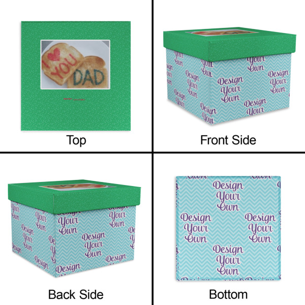 Custom Design - Gift Boxes with Lid - Canvas Wrapped - Small - Approval