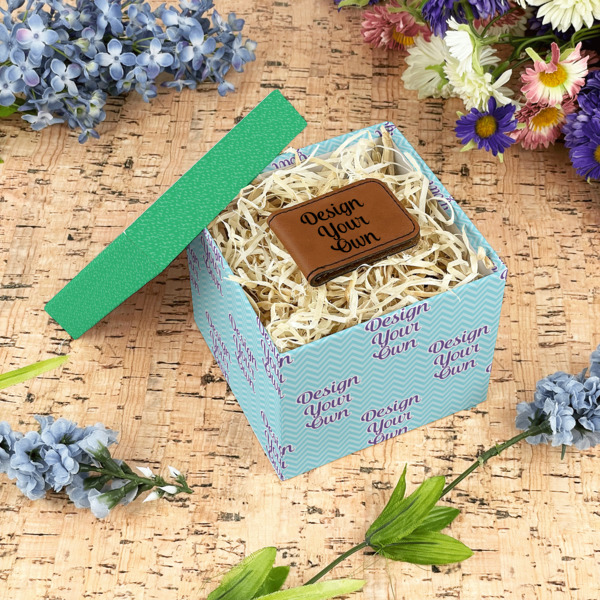 Custom Design - Gift Boxes with Lid - Canvas Wrapped - Small - In Context