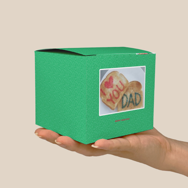 Custom Design - Cube Favor Gift Box - Scale View