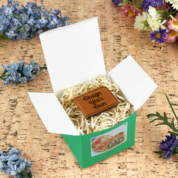 Custom Design - Cube Favor Gift Box - In Context
