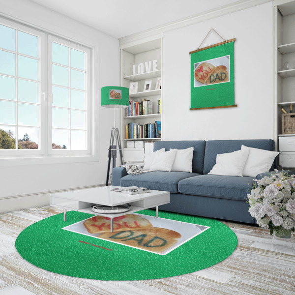 Custom Design - Round Area Rug - IN CONTEXT