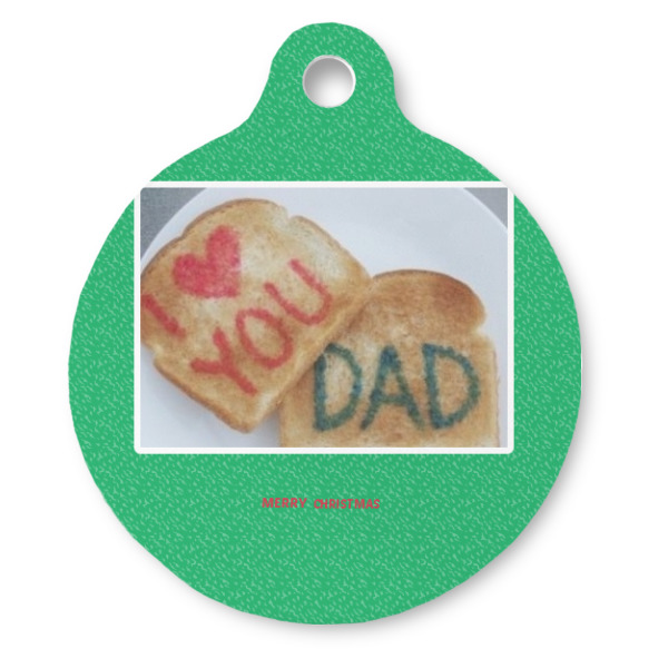 Custom Design Your Own Round Pet ID Tag