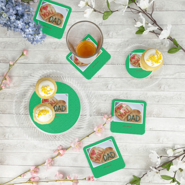 Custom Design - Plastic Party Dinner Plates - In Context