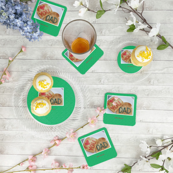 Custom Design - Plastic Party Appetizer & Dessert Plates - In Context