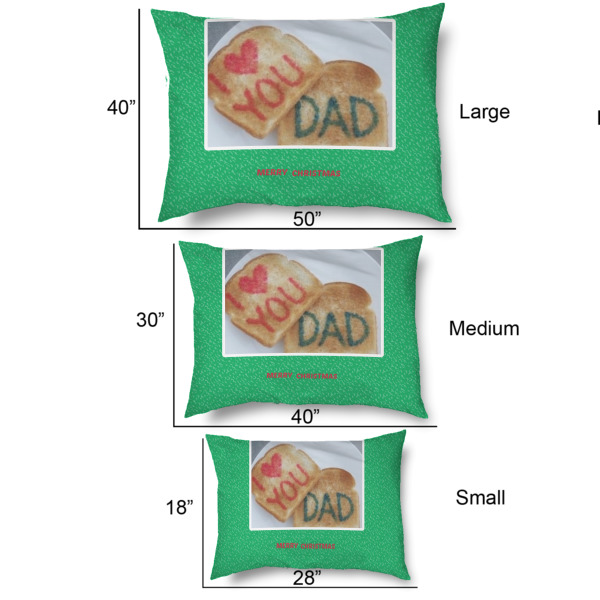 Custom Design - Outdoor Dog Beds - SIZE CHART