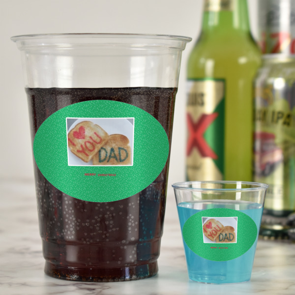 Custom Design - Plastic Shot Glasses - In Context