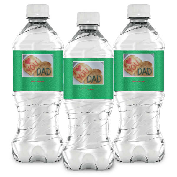Custom Design - Water Bottle Labels - Front View