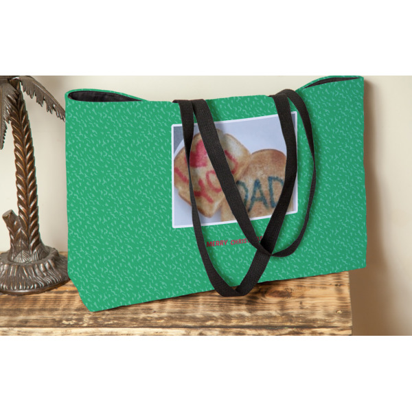 Custom Design - Tote w/Black Handles - Lifestyle View