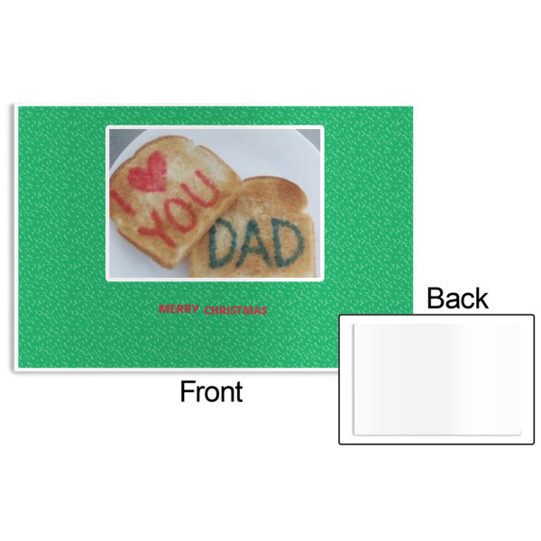 Custom Design - Disposable Paper Placemat - Front & Back