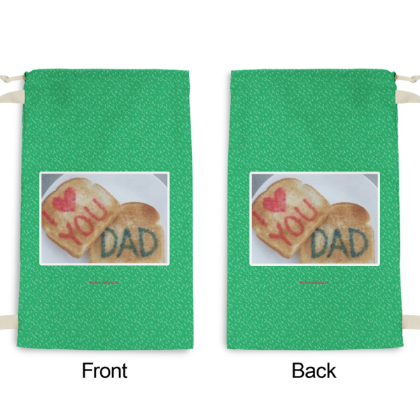 Custom Design - Small Laundry Bag - Front & Back View