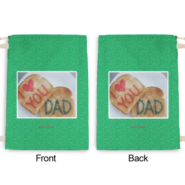 Custom Design - Large Laundry Bag - Front & Back View