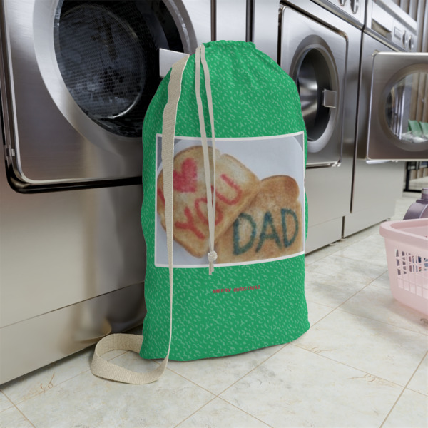 Custom Design - Large Laundry Bag - In Context