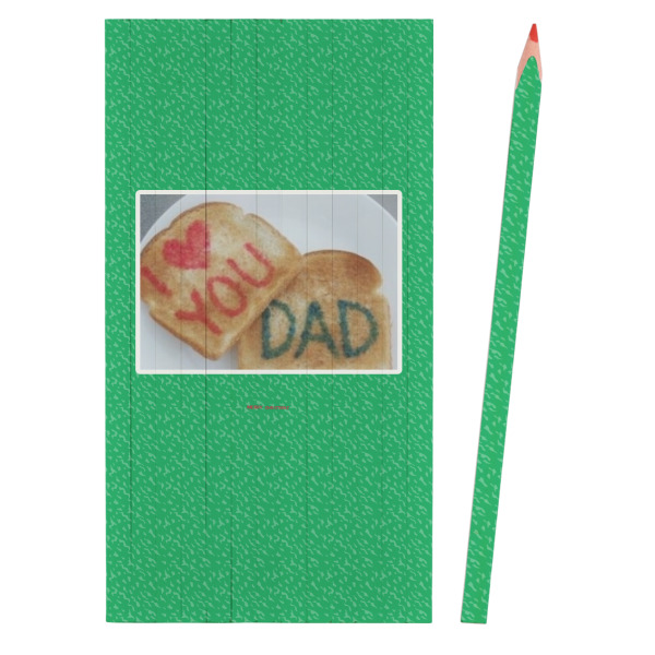 Custom Design - Colored Pencils - Front View