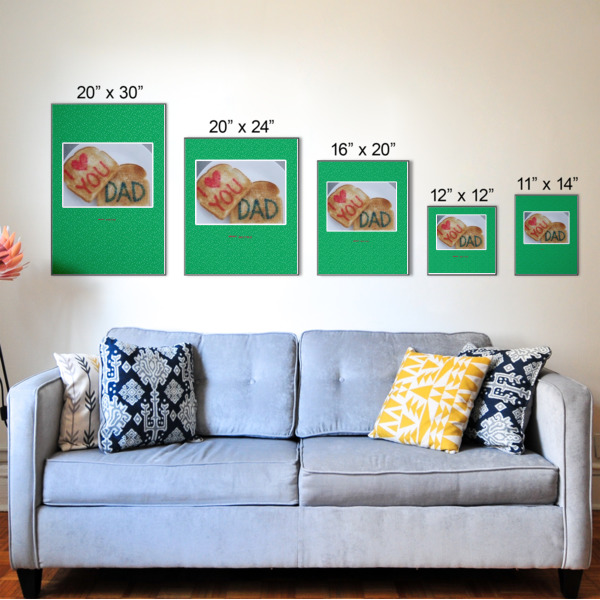 Custom Design - Wood Prints - Size Comparison