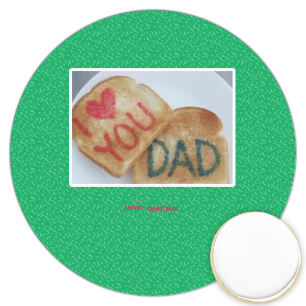 Custom Design Your Own Printed Cookie Topper - 3.25"