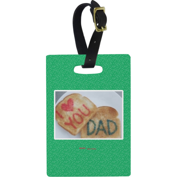 Custom Design Your Own Plastic Luggage Tag - Rectangular