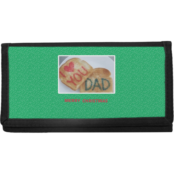 Custom Design Your Own Canvas Checkbook Cover