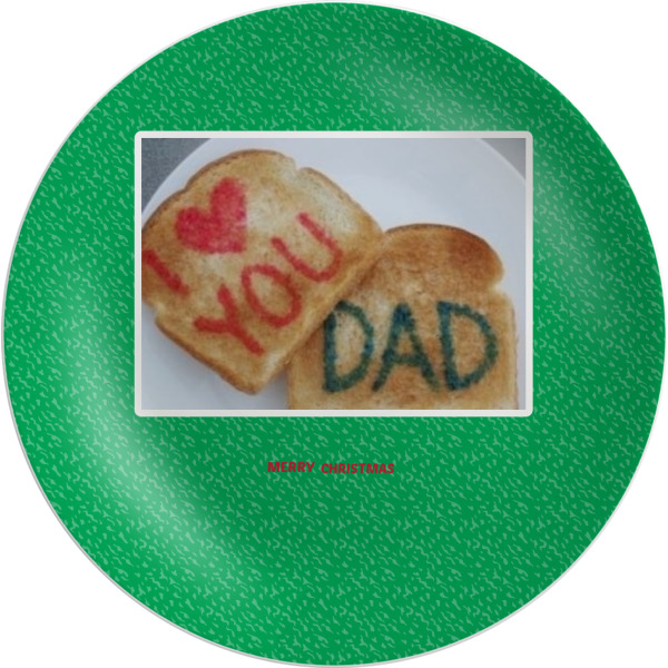 Custom Design Your Own Melamine Plate - 10"