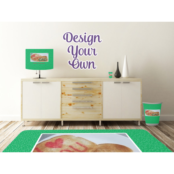 Custom Design - Wall Graphic Decal Wooden Desk