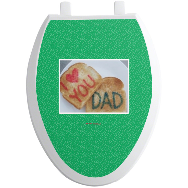 Custom Design - Toilet Seat Decal - Elongated - Front