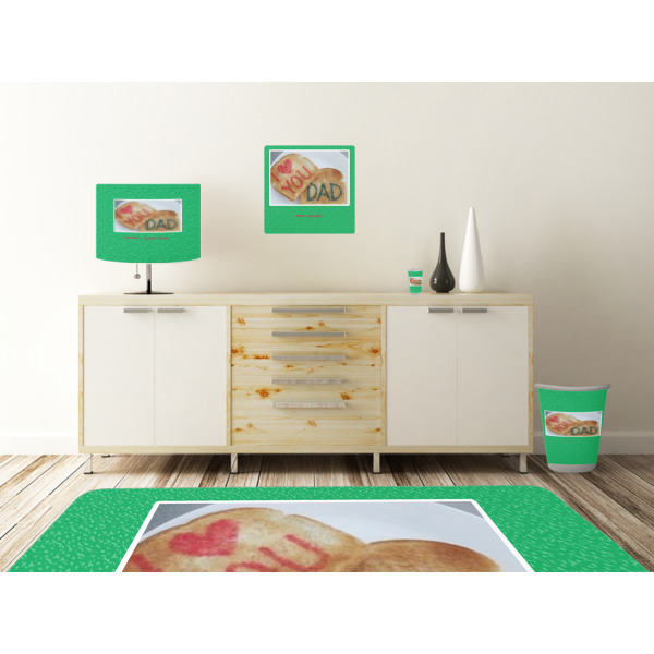 Custom Design - Square Wall Decal Wooden Desk