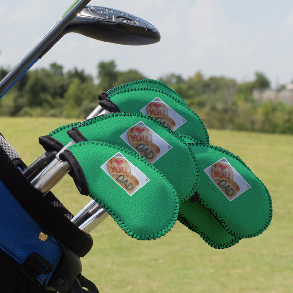Custom Design - Golf Club Cover - Set of 9 - On Clubs