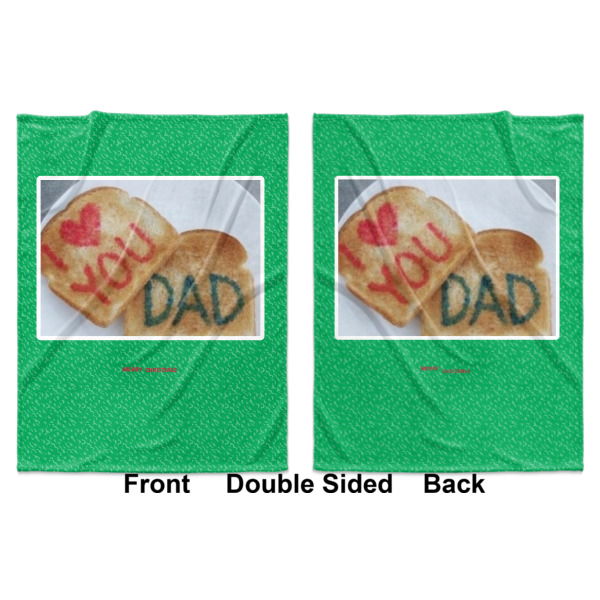 Custom Design - Baby Blanket (Double Sided - Printed Front and Back)